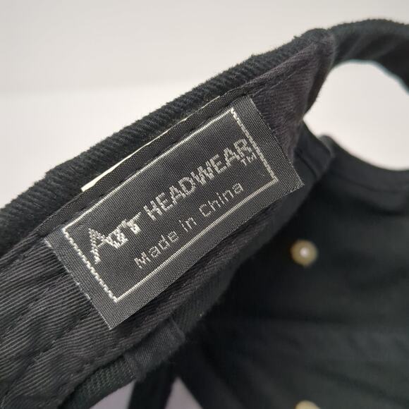 Play The Pros Peppermill Slideback Baseball Cap Black One Size Att Headwear - Picture 9 of 10